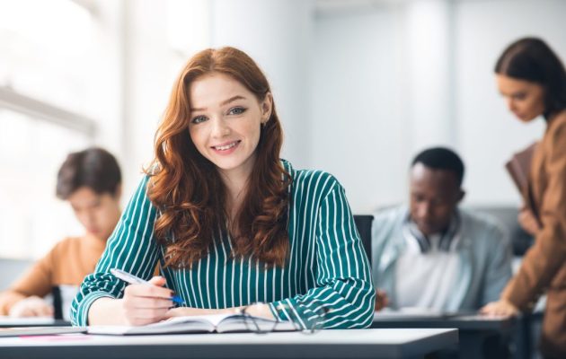 School’s,In,Session.,Portrait,Of,Happy,Red,Haired,Female,Student School's,In,Session.,Portrait,Of,Happy,Red,Haired,Female,Student